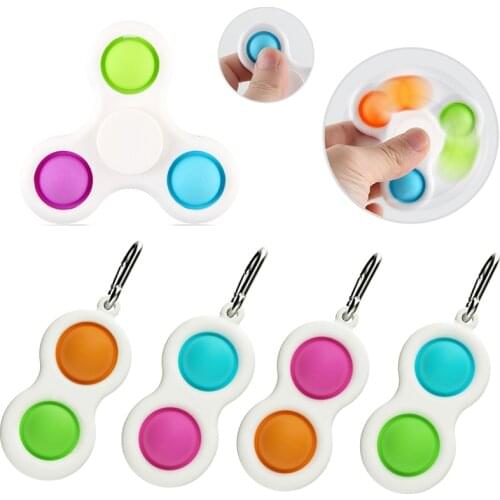 Newest Montessori Antistress Fidget Toys Simple Dimple Toy Pressure Reliever Board Controller Educational Toy