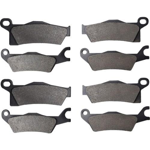Motorcycle Front and Rear Brake Pads for can am renegado 500 800 800r 1000 std efi xxc 2012 2013 2014 2015 2016