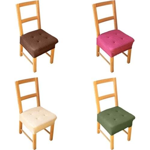 Chair Cushion Winter Thickened Office Chair Sponge Cushion Sofa Dining Chair Cushion Fabric Tatami Cushion Home Decoration