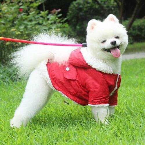 Small Dog Warm Pet Jacket Clothes Warm Winter Dog Coat Cotton Fleece Puppy Clothes Puppy Vest Clothing Pet Supplies