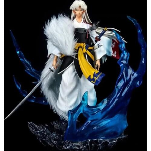 Tronzo 31CM Inuyasha Shisei Maru Shisei Maru Shiden Statue Model Boxed Figure PVC Action Figure Metal Armor Model Toys