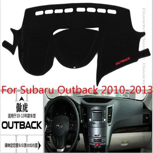 High quality Console Avoid light pad dashboard protection pad ,Embroidery section For Subaru Outback 2010-2013