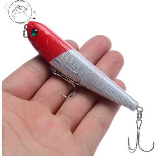 3D Eyes Freshwater High Quality Plastic Fishing Bait 85mm/10g Artificial Pencil Anti-Corrosion Bionic Fishing Lure Hard Bait