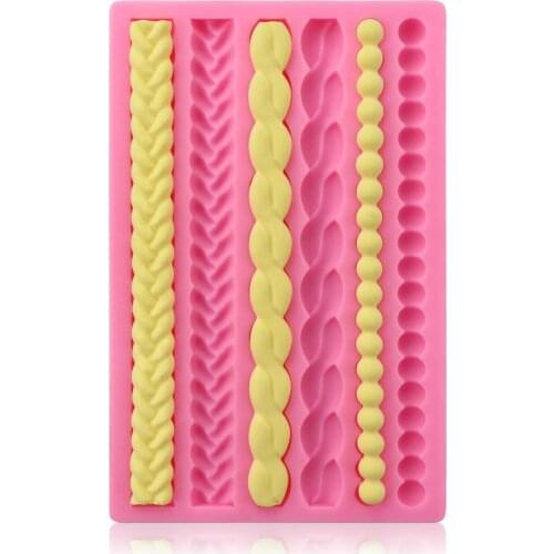 Pearl Fondant Molds silicone Impression Mats Baroque Resin Mould Design DIY Clay Mold for Cookie Cake Decorating Pie Crust Lace