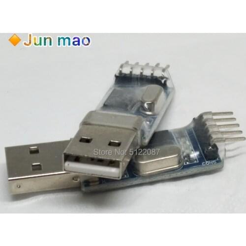 1PCS USB To RS232 TTL Converter Adapter Module PL2303 with Transparent Cover PL2303HX Module USB to Serial Port