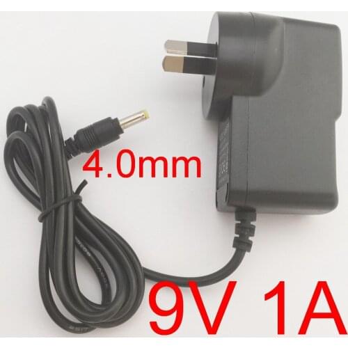 1PCS High quality 9V 1A AC 100V-240V Converter Switching power adapter DC 1000mA Supply AU Plug DC 4.0mm x 1.7mm