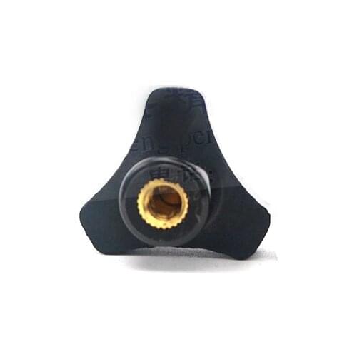 2pcs M5-M12 triangle type bakelite hand nuts arc plastic tightening adjustable handle brass core nut 25mm-40mm outer diameter
