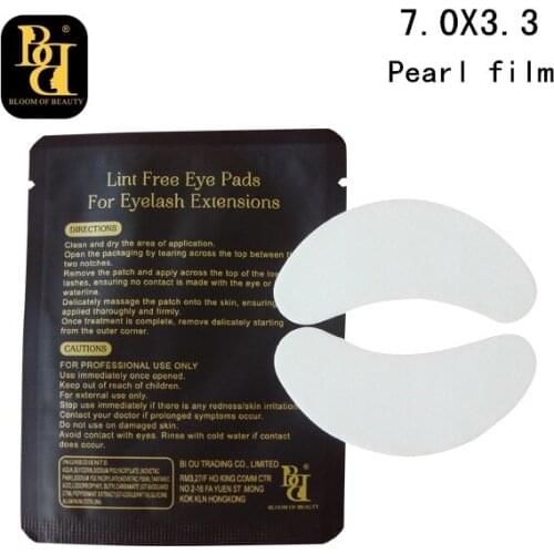 200pairs/lot BB brand 7.0X3.3 Ultra thin lint free eye patch under eye patch for eyelash extensions
