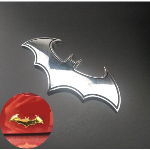 3D metal "bat" in the biker style logo sticker for Chevrolet Cruze TRAX Aveo Lova Sail EPICA Captiva Malibu Volt Camaro Cobalt O
