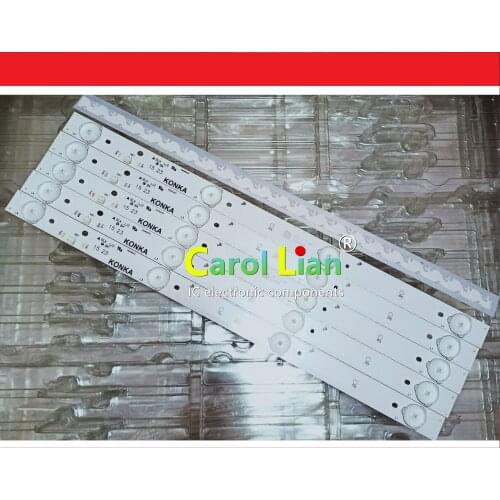 6 Pçs/lote 4 Lâmpada * 6V Nova retroiluminação led bar Para Konka Dl4053 40l2500 40l1500 35021107 Toshiba 40 l1500 35021107 4063