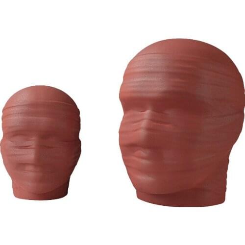 ABSTRACT SCRUB FIGURE HEAD PORTRAITS ART SCULPTURE DECORATIONS MUMMY FIGURINE RESIN CRAFTS WINDOW DISPLAY HOME DECORATION R4939