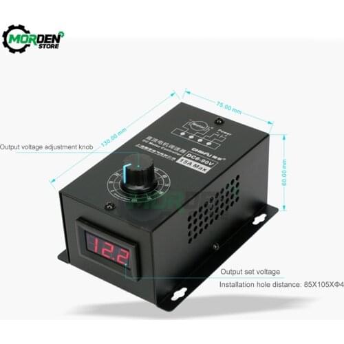 DC6V-90V PWM 15A Silicon Electronics Voltage Regulator Machinery Electric Variable Speed Controller Dropship