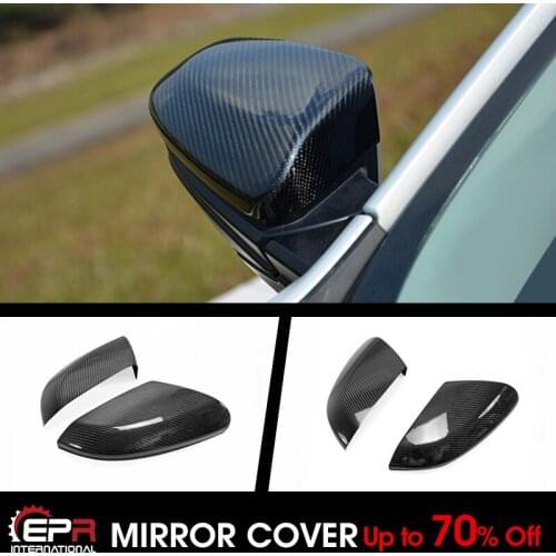 For 16-18 10th Honda Gen Civic FC OE Carbon Glossy Mirror Cover Exterior Car accessories Kits