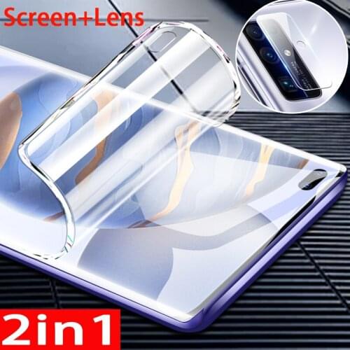 2 in 1 hydrogel film on for Huawei Honor 30 Pro Plus View View30 V30 V30pro Honor30 s 30S camera lens protector
