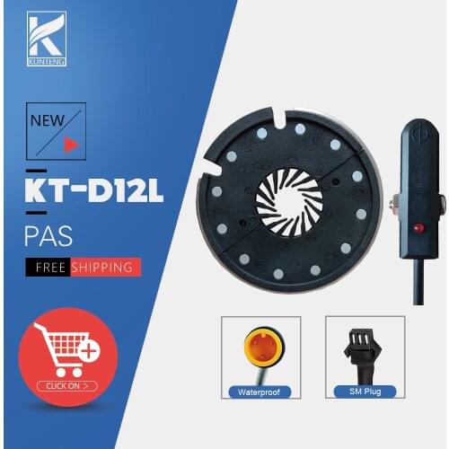 KT Electric Bike D12L PAS Pedal Assistant Sensor 12 Magnets 3 Pin Plug Ebike Parts For Electric Bike Conversion Kit