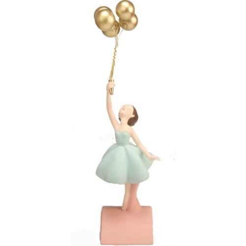Banksy Flying Balloons Girl Sculpture Art Sculpture Resin Craft Home Decoration Accesories for Living Room Collectible Figurine