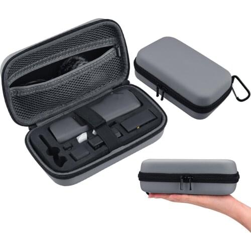 TWISTER.CK Mini Carrying Case Portable Bag Storage Hard Shell Box For Pocket2 Creator Combo Gimbal Accessories Shock absorption
