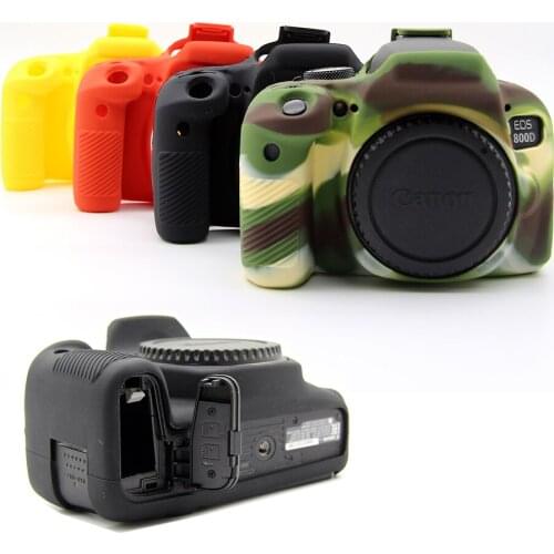 Soft Silicone Case Camera Rubber cover for Canon EOS 800D Rebel T7i kiss X9i Camera Bag Protective Body Shell