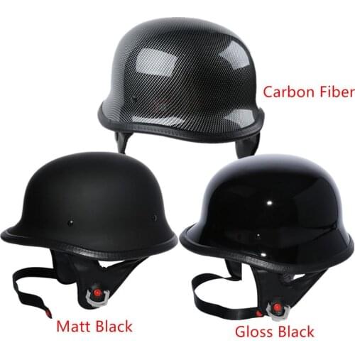 DOT Motorcycle German Half Face Open Face Helmet For Cruiser Chopper Biker Scooter Safety M L XL