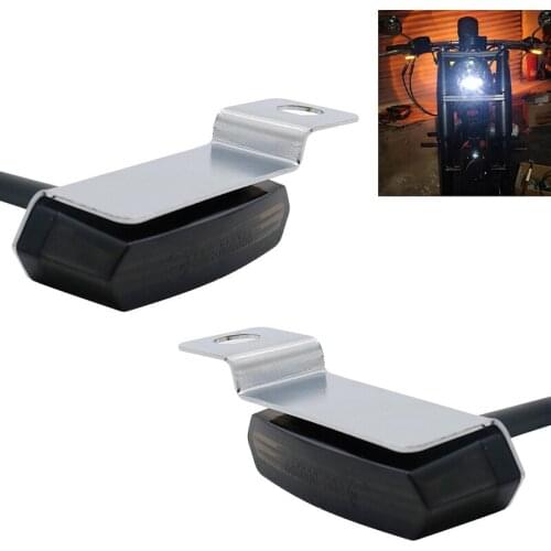 LED Turn Signal Light Mini Flowing Water Blinker Flashing Indicators For Harley Honda Cafe Racer Scooter ATV Motocross Universal