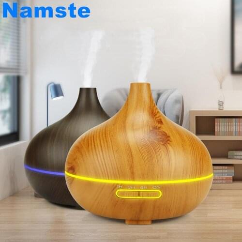 NMT 042 Ultrasonic Air Humidifier 350ML Or 400ML Essential Oil Aroma Diffuser With LED Lamp Mist Maker For Home