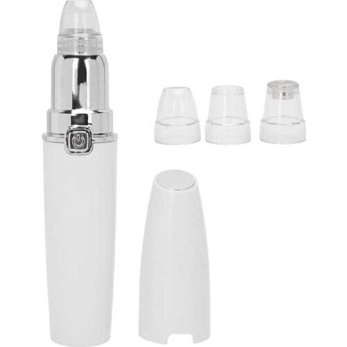 Blackhead Removal Device Battery-Operated Pore Cleaner 4 Replacement Head Facial Cleaner or With Acne Removal Needle
