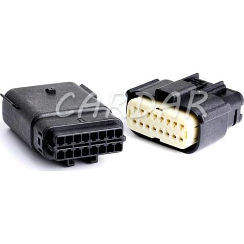 1 Set 16 Pin 33472-1601 33482-1601 Headlight Socket Automotive Lamp Light Connector For Ford Focus Mondeo EDGE Fiesta 33472-1740