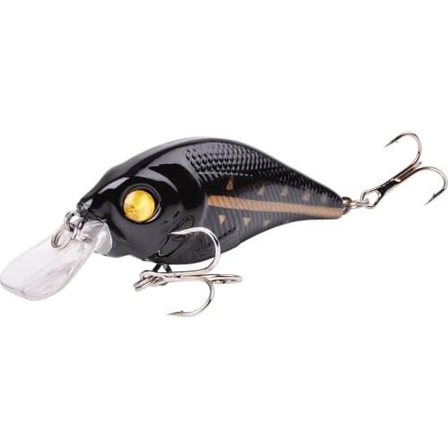 1pcs 8cm 11g Hard VIB Lures Fishing Minnow Bait Treble Hooks Sinking Crankbait Wobblers Fishing Tackle 3D Eyes