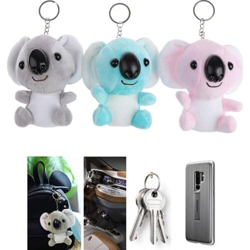1Pc Plush Koala Keychain Stuffed Animal Koala Doll Toys Backpack Pendant Gifts