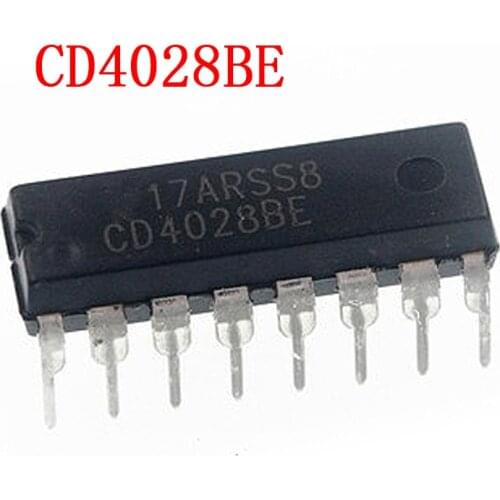 10PCS CD4028BE DIP16 CD4028 DIP 4028BE DIP-16 new and original IC