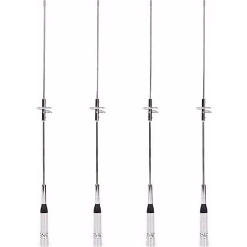 4pcs NL-770S Dual Band UHF/VHF 144/430MHz 150W 2.15/3.0dBi Antenna SL16/UHF-J/M Type For Car Radio