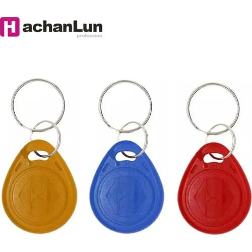 5 Pcs 125KHZ Key Ring Proximity Token Access Duplicate RFID Tag Key Ring Card EM4305 Copy Rewritable Writable Rewrite ID keyfobs