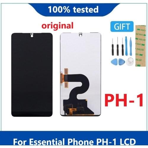 AAA Quality Original 5.7"For Essential Phone PH-1 LCD Display Touch Screen Digitizer Assembly Replacement tool+3M tape For PH-1