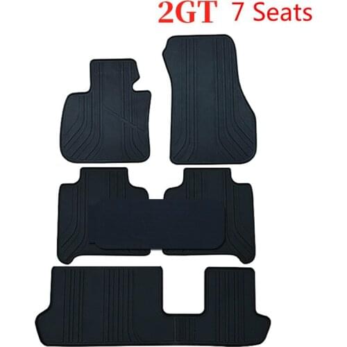 Custom Car Floor Mats for BMW Coupe 2 Series 2AT 2GT 5 Seats 7 Seats No Odor Front and Rear Carpets Waterproof Rubber