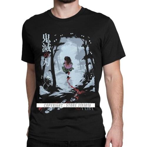 Camisas Tees Funny Kimetsu No Yaiba T-Shirt Men Cheap T Shirts Demon Slayer Anime Demon Blade Harajuku Sweatshirt