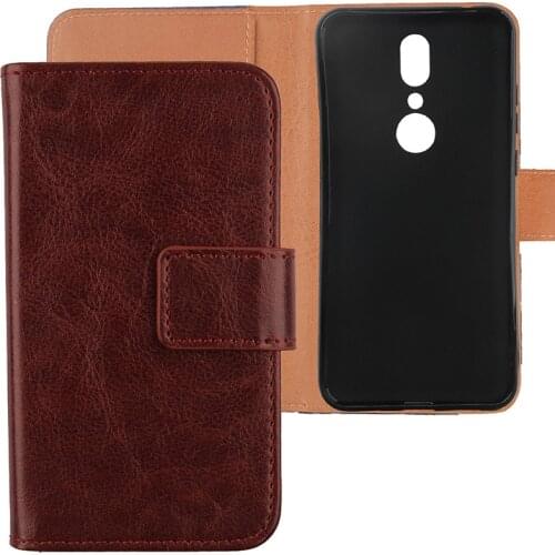 For Sharp Aquos V 5.9" Case Solid Color Flip Cover Wallet Phone Case for Sharp Aquos V Leather Case