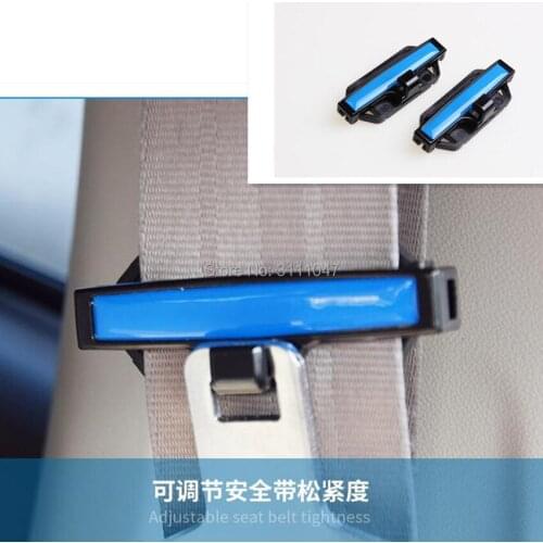 Hot new 2pcs Car Safety Belt Clips Seat Belt Buckle for 4runner cadillac Mazda rx8 nissan maxima 2018 camry toyota camry 2018