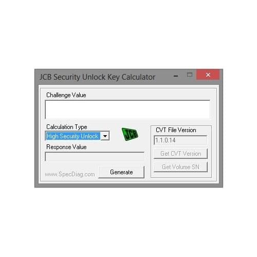 JCB SECURITY UNLOCK KEY CALCULATOR v0.2