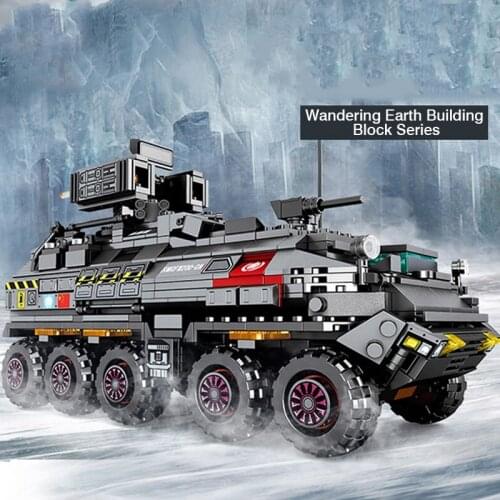 Creator Movie Series CN171 Personnel Carrier Building Blocks with Small Bricks Toys for Kids Educational Holiday Gifts