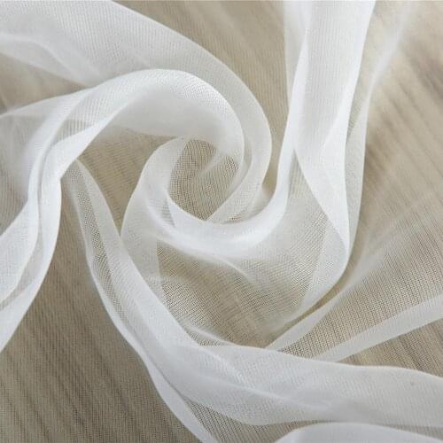 Short curtain white For Living Room Kitchen Sheer Curtains Door Wedding Party Background Decor Window Drapes