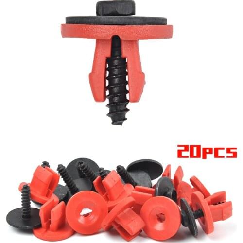 MIKKUPPA 20PCS Undertray Screws Shield Screws for Ford Escape, Focus, Fusion