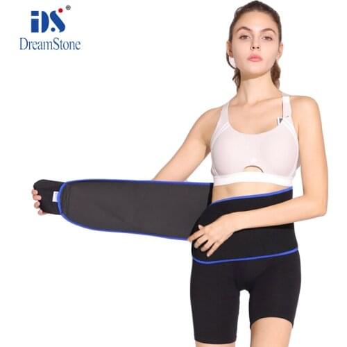 2PCS Neoprene Sports Fitness Belt Waist Support Body Shaper Sweat Trimmer Slimming Band Breathable Gym Training Waist Trainer