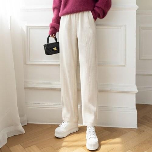 NUYIMEI Women's Straight Trousers