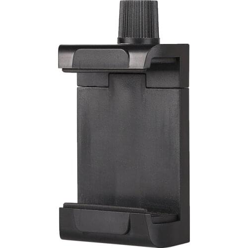 Durable Mobile Phone Clip Adapter Universal For Tripod Monopod Holder Clamp Bracket Stand Holder Mount Black