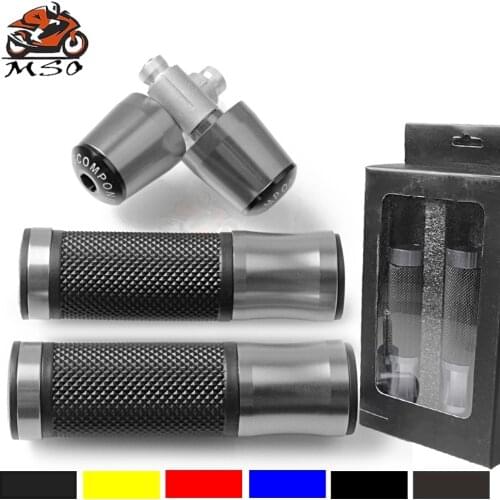 1 Set 7/8'' 22mm Aluminum motorcycle handlebar hand handle bar grip end For Suzuki GSXF GSXR GSX-R 600 750 1000 K1 K2 K3 K4 Moto