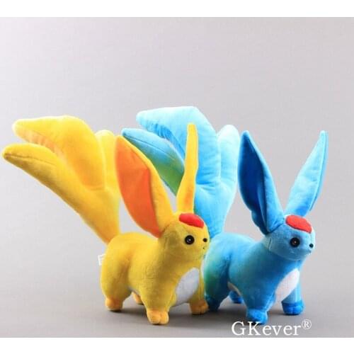 Lovely Anime Crystal Beasts Plush Toy Dolls 2 Colors Cartoon Figure Stuffed Animals Children Gift 11" 27cm