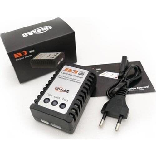 ImaxRC B3 Pro Compact Balance Charger for 2S 3S 7.4V 11.1V Lithium LiPo Battery Helicopter Airplane Multirotor FPV Racing Drone