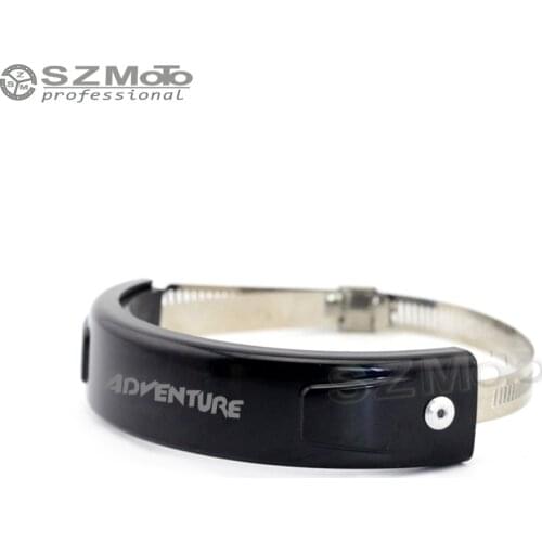 For KTM 1190/1050/640/990/950 ADVENTURE Silencer Exhaust Protector Can Cover Round Oval SILICONE Motorcycle Scope 100MM-140MM