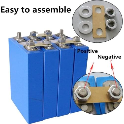 4pcs Rechargeable LiFePO4 3.2V 85Ah for 12V DIY battery pack Solar Power Generator energy storage use solar light EV golf cart