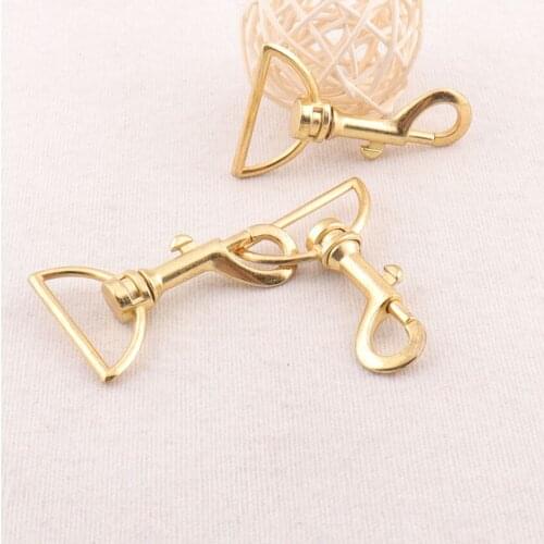 6 pcs Gold Lobster Swivel Clasps Bag Purse Strap Hook Handbag Hook Swivel Snap Purse hook -30mm